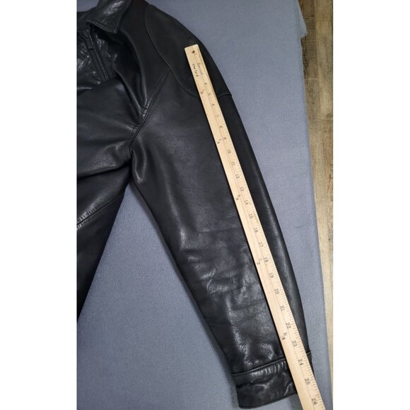 Wilsons Leather Vintage Men's SZ LG Shirt Collar Jacket with Removeable Liner - Picture 15 of 15